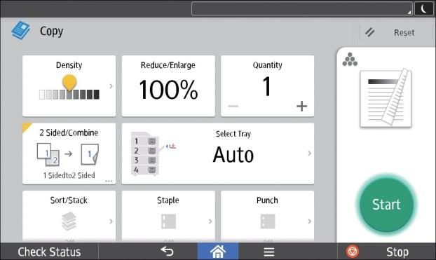 Bảng điều khiển cảm ứng Máy Photocopy Rcioh 