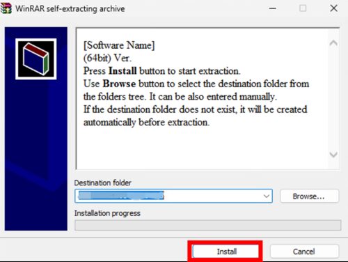 Choose location for installation