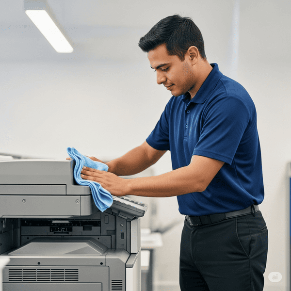 Máy Photocopy Giá Rẻ: 5 Giải Pháp In Ấn Tối Ưu Cho Ngân Sách Vệ Sinh Máy Thường Xuyên: Tránh Bụi Bẩn, Tắc Nghẽn